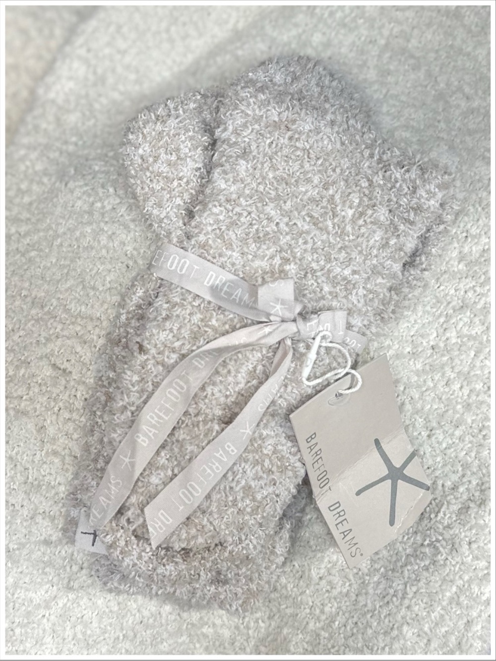 Barefoot Dreams CozyChic Heathered Unisex Socks NWT [Item #M4]
